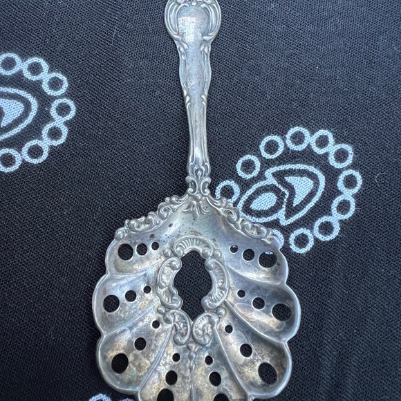 Vintage Ornate Silver Spoon - Picture 2 of 7
